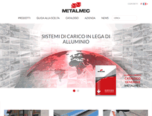 Tablet Screenshot of metalmecsrl.it